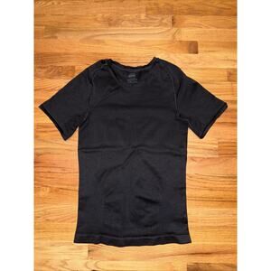Spanx Ultra Sculpt Shirt Mens 2XL Black CrewNeck Compression Shapewear Tee